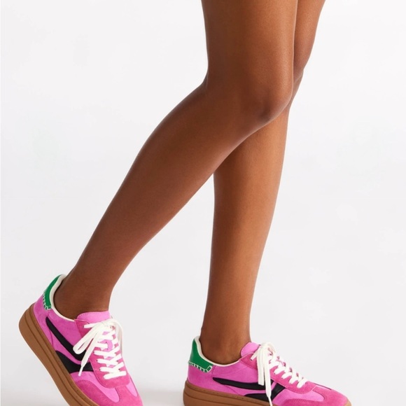 Steve Madden Dodge Pink Multi Sneakers - Picture 3 of 9